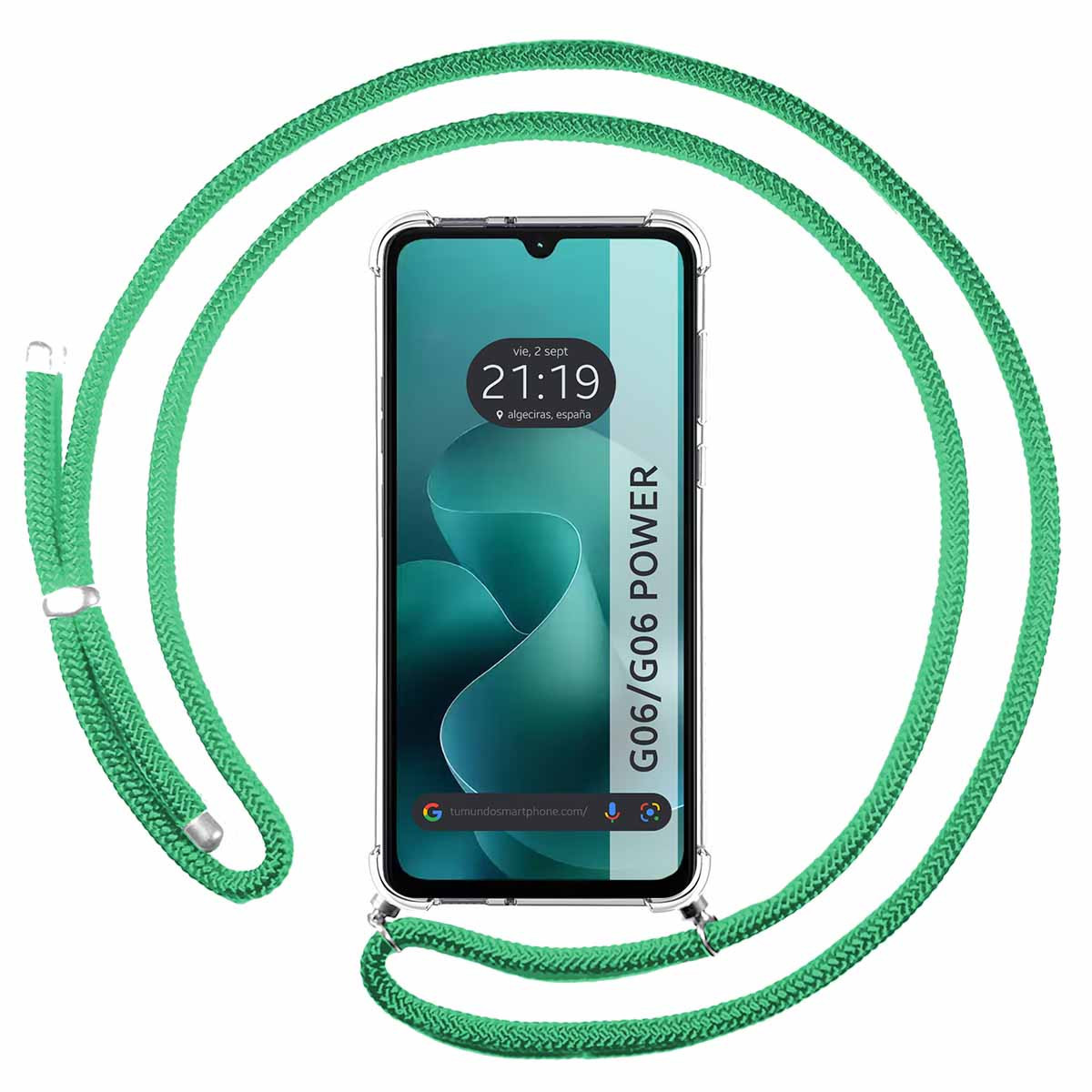 Funda Colgante Transparente para Motorola Moto...