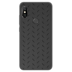 Funda Gel Tpu para Xiaomi Redmi Note 6 Pro Diseño Metal Dibujos