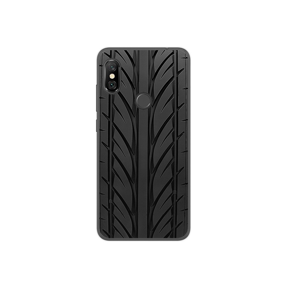 Funda Gel Tpu para Xiaomi Redmi Note 6 Pro Diseño Neumatico Dibujos