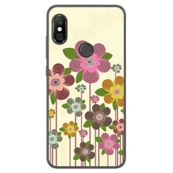Funda Gel Tpu para Xiaomi Redmi Note 6 Pro Diseño Primavera En Flor Dibujos