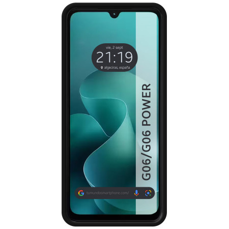 Funda Silicona Líquida Ultra Suave para Motorola Moto G06 / G06 Power 4G color Negra