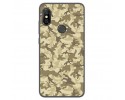Funda Gel Tpu para Xiaomi Redmi Note 6 Pro Diseño Sand Camuflaje Dibujos