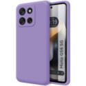 Funda Silicona Líquida Ultra Suave para Motorola Moto G56 5G color Morada
