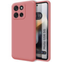 Funda Silicona Líquida Ultra Suave para Motorola Moto G56 5G color Rosa