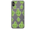 Funda Gel Transparente para Doogee X53 Diseño Cactus Dibujos