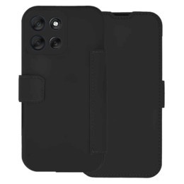 Funda Silicona Suave con Tapa para Motorola G86 / G86 Power 5G color Negra