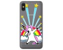 Funda Gel Transparente para Doogee X53 Diseño Unicornio Dibujos