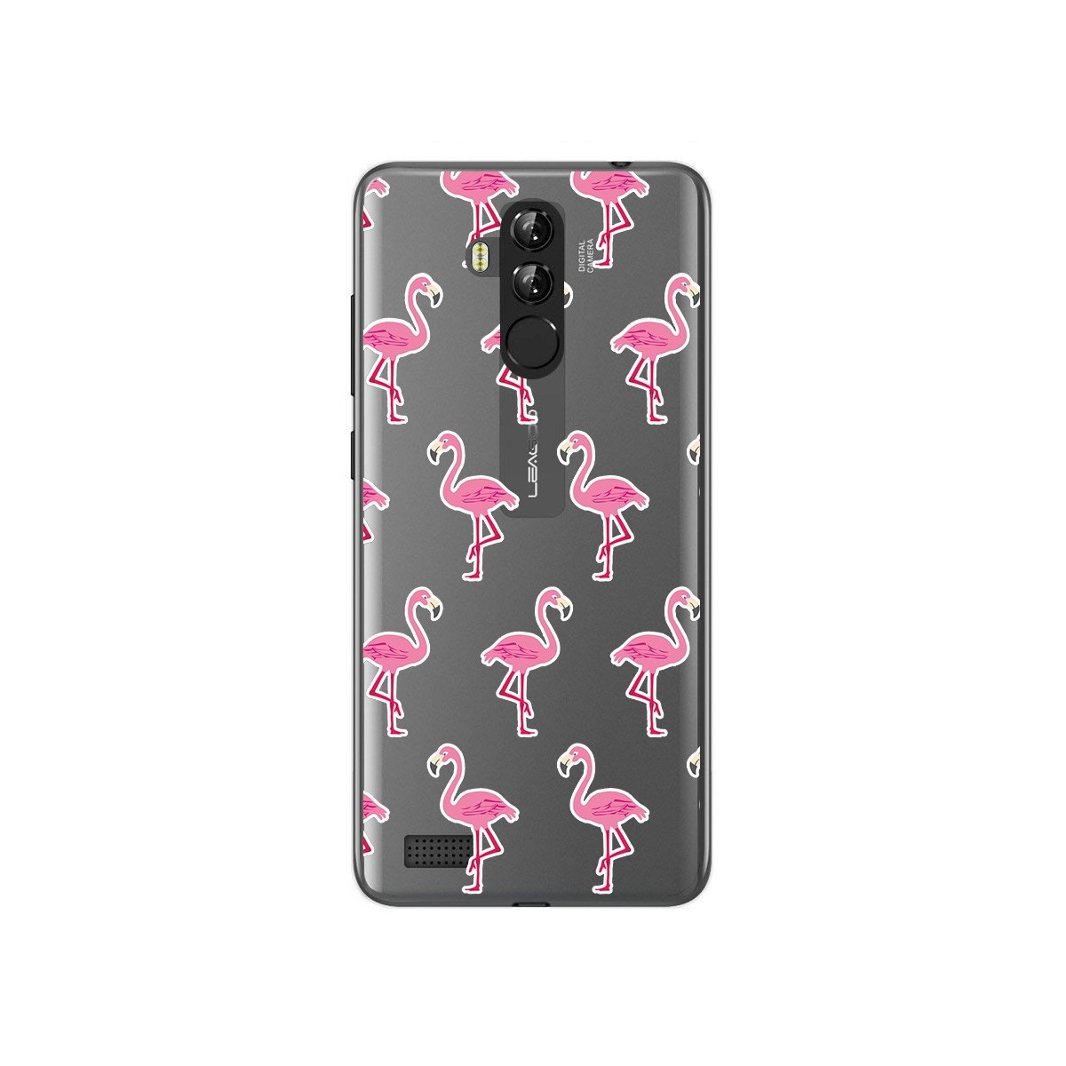 Funda Gel Transparente para Leagoo M9 Pro Diseño Flamenco Dibujos