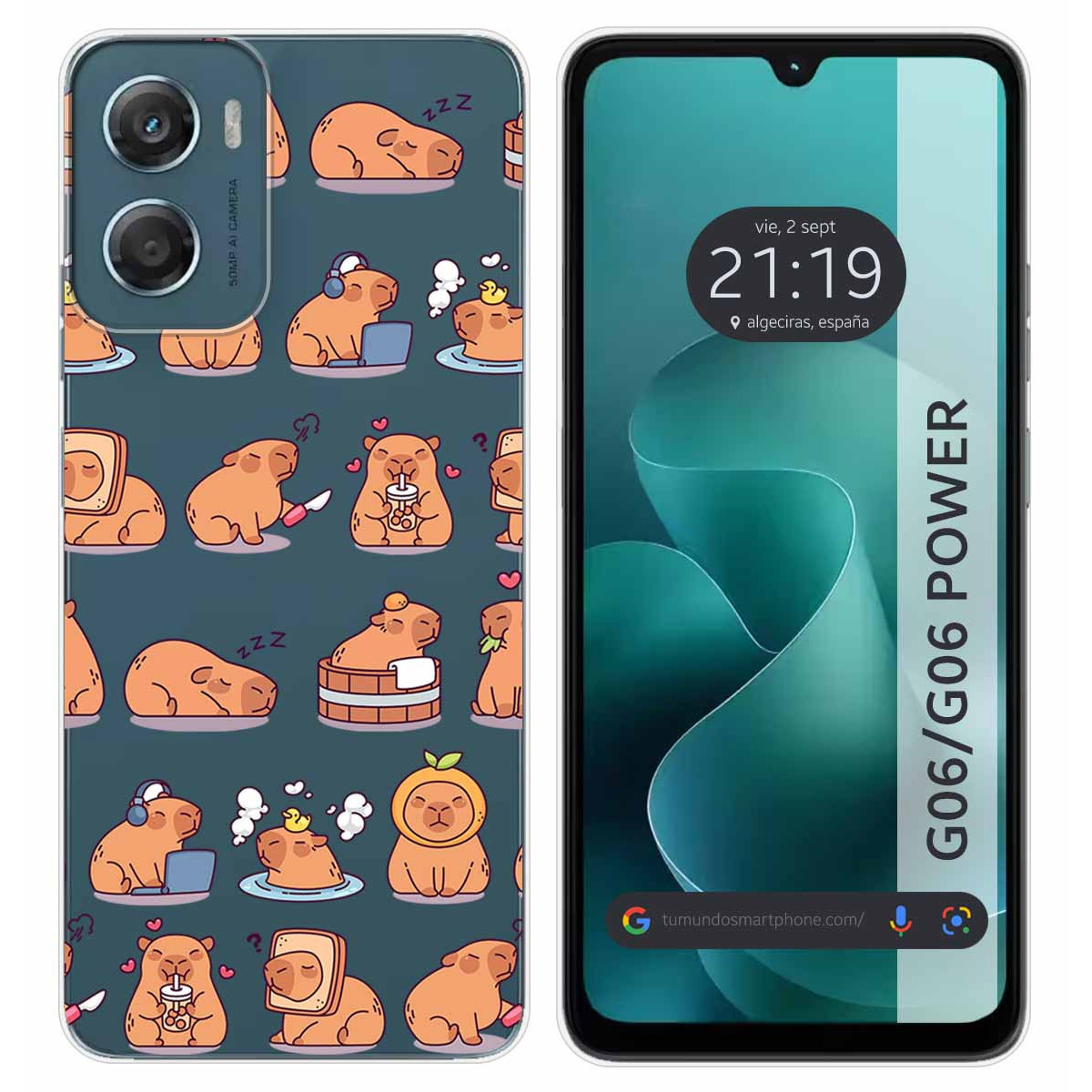 Funda Silicona Transparente para Motorola Moto...