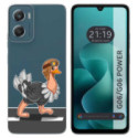 Funda Silicona Transparente para Motorola Moto G06 / G06 Power 4G diseño Avestruz Dibujos