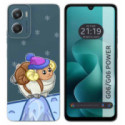 Funda Silicona Transparente para Motorola Moto G06 / G06 Power 4G diseño Cabra Dibujos