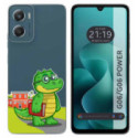 Funda Silicona Transparente para Motorola Moto G06 / G06 Power 4G diseño Coco Dibujos