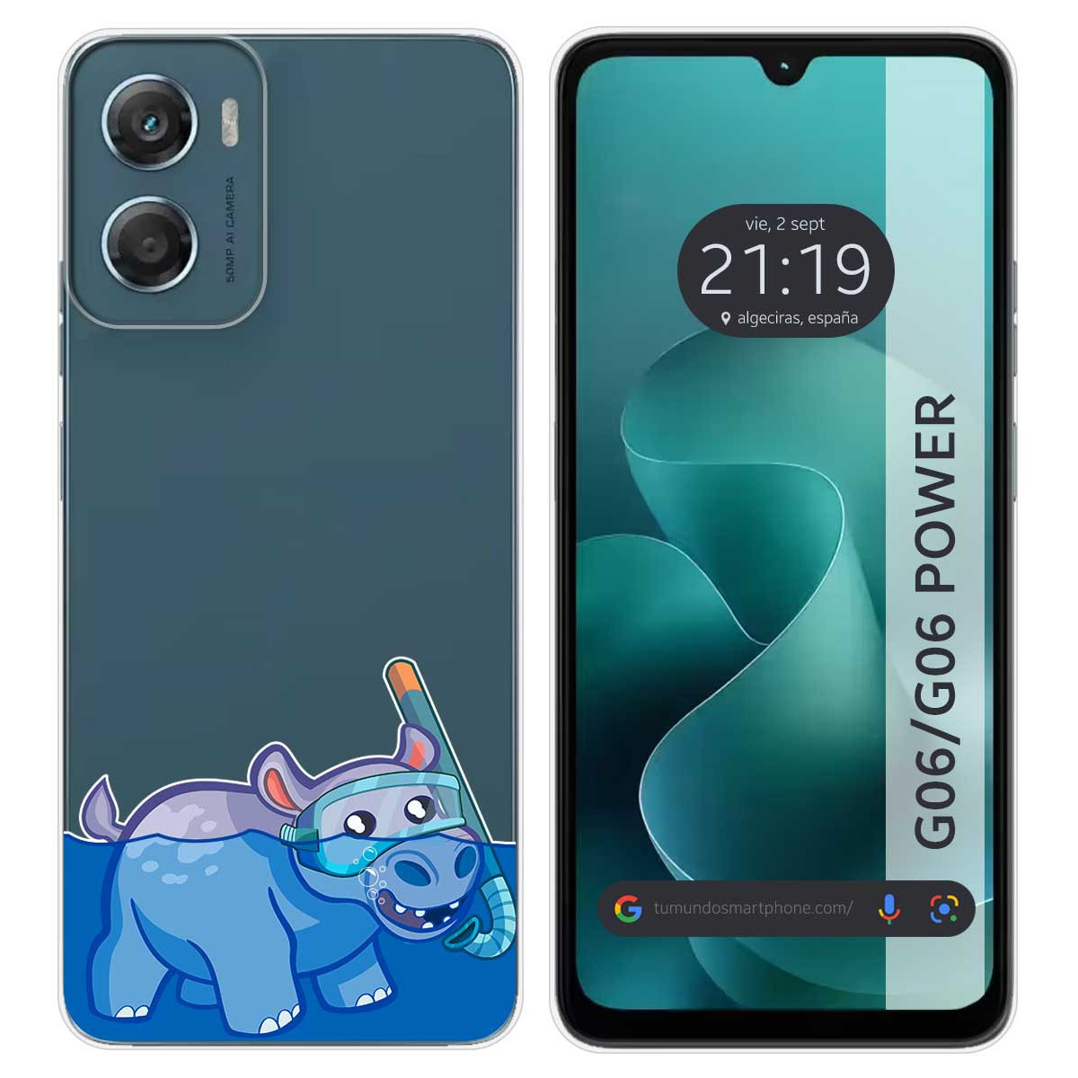 Funda Silicona Transparente para Motorola Moto...