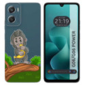 Funda Silicona Transparente para Motorola Moto G06 / G06 Power 4G diseño Mono Dibujos