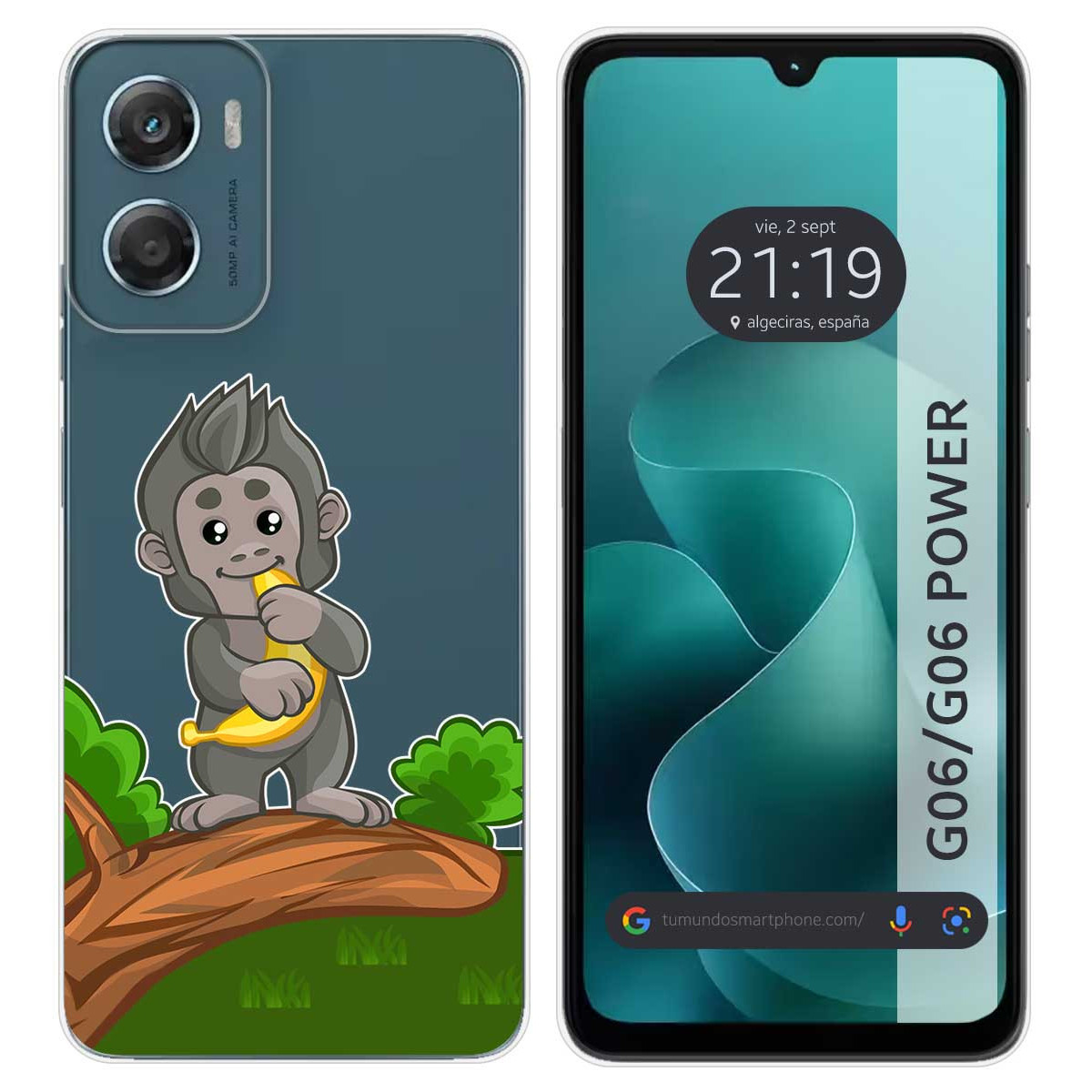 Funda Silicona Transparente para Motorola Moto...