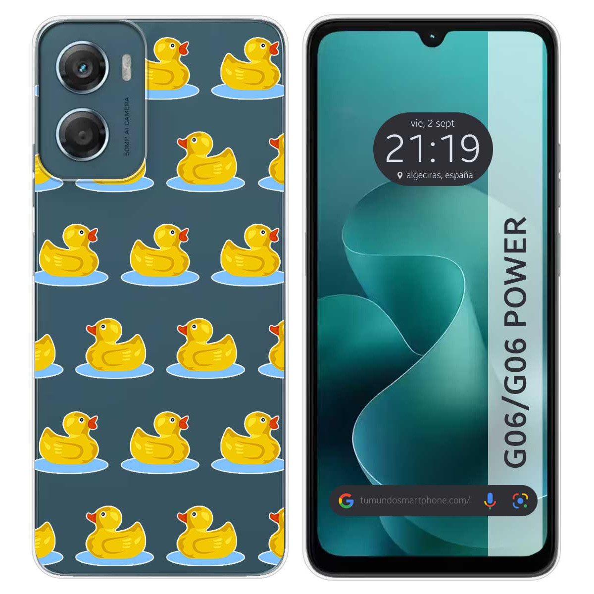 Funda Silicona Transparente para Motorola Moto...