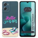Funda Silicona Transparente para Motorola Moto G06 / G06 Power 4G diseño Summer Dibujos