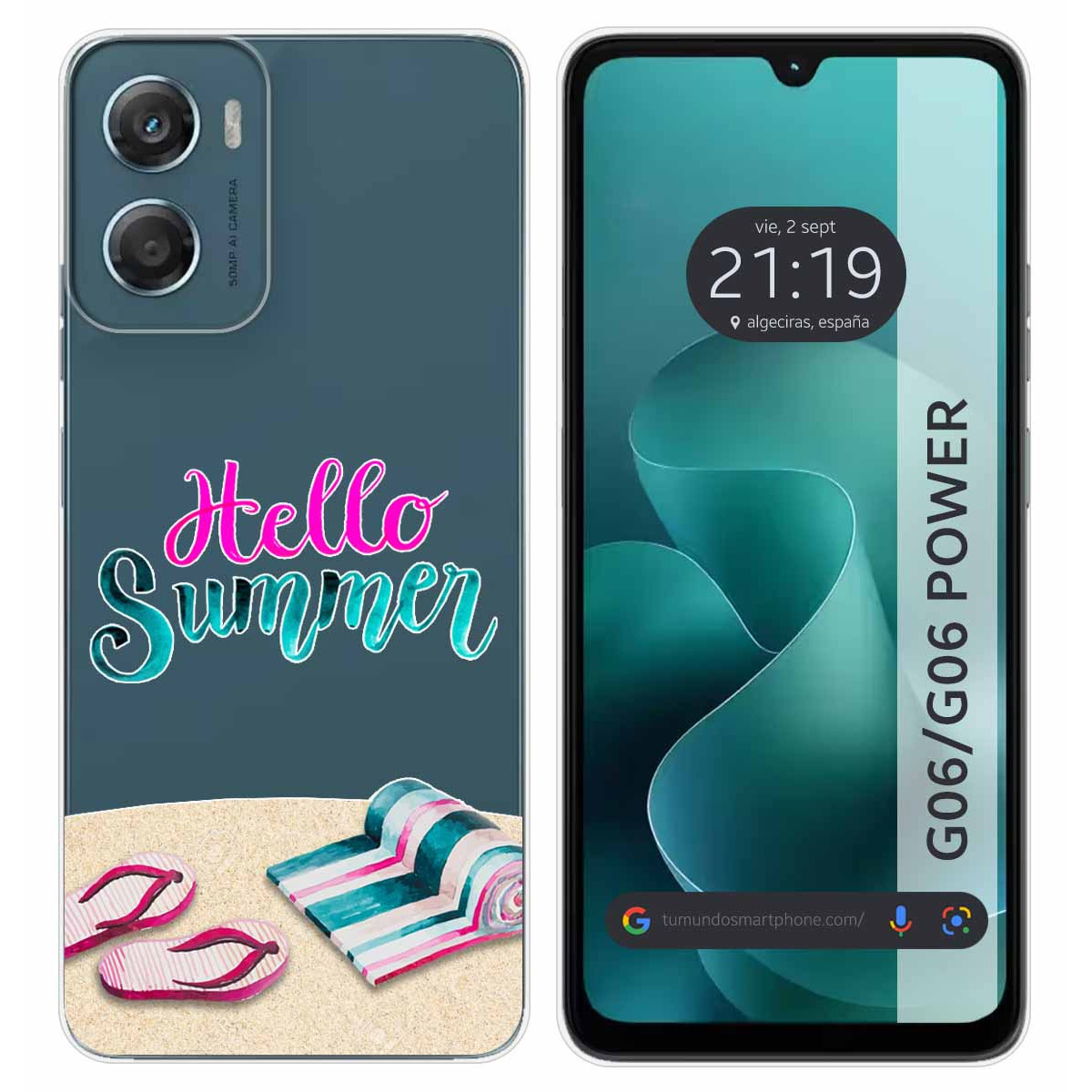 Funda Silicona Transparente para Motorola Moto...