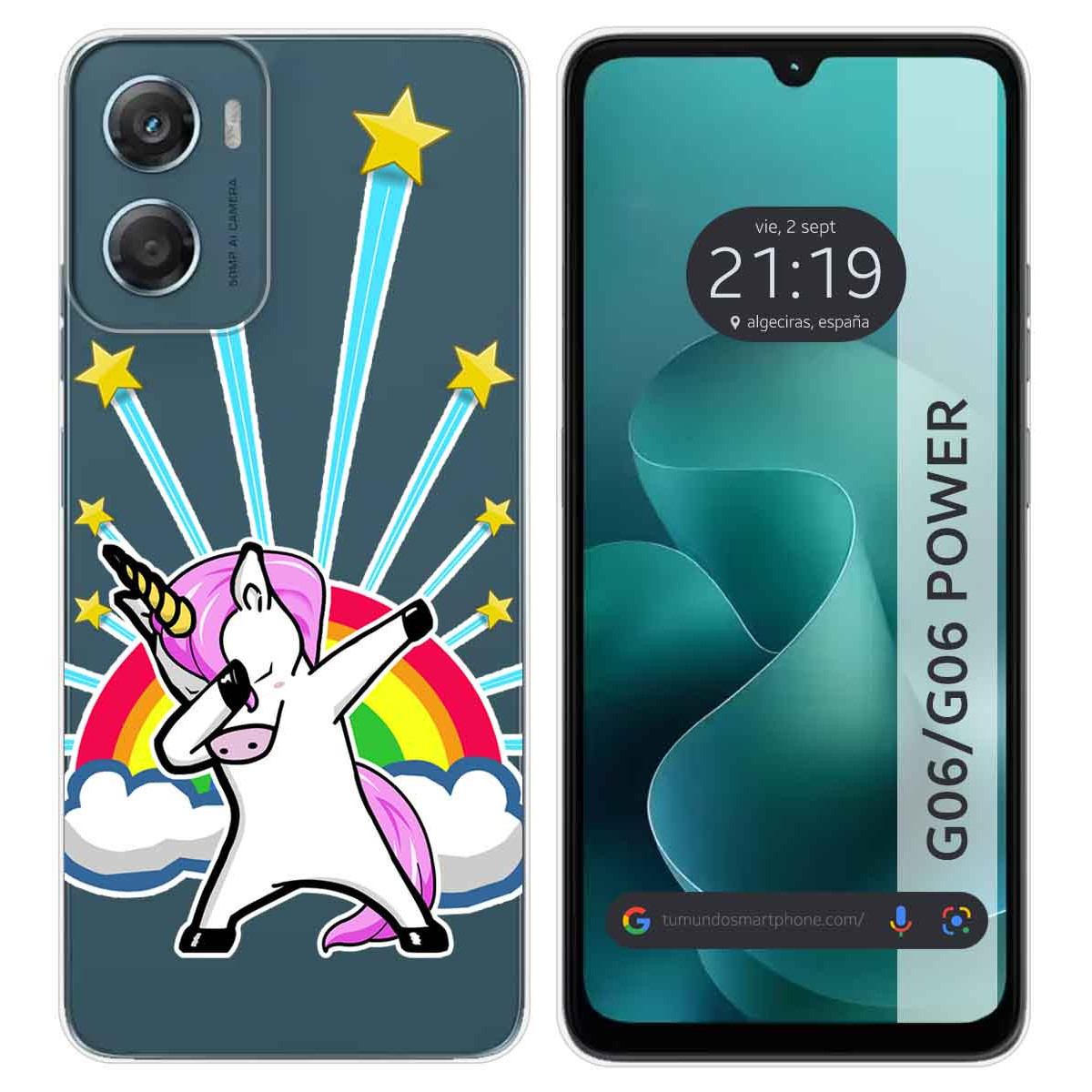 Funda Silicona Transparente para Motorola Moto...