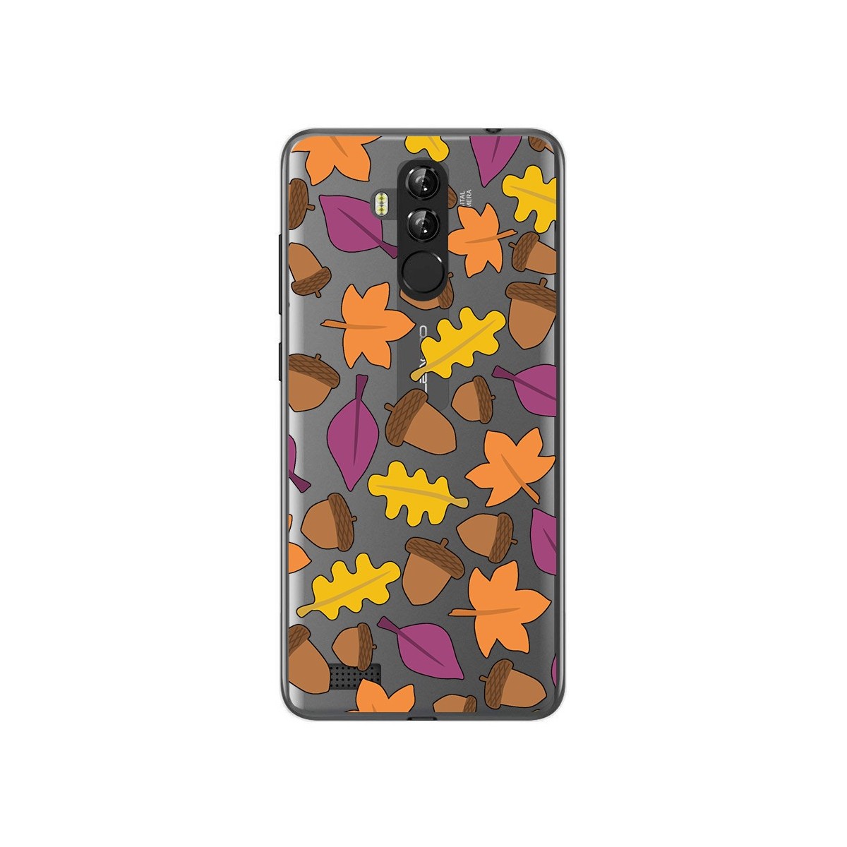 Funda Gel Transparente para Leagoo M9 Pro Diseño Otoño Dibujos