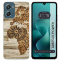 Funda Silicona para Motorola Moto G06 / G06 Power 4G diseño Madera 07 Dibujos