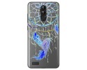Funda Gel Transparente para Leagoo M9 Pro Diseño Plumas Dibujos
