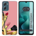 Funda Silicona para Motorola Moto G06 / G06 Power 4G diseño Brochas Dibujos