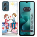 Funda Silicona para Motorola Moto G06 / G06 Power 4G diseño Café Dibujos