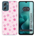 Funda Silicona para Motorola Moto G06 / G06 Power 4G diseño Flores Dibujos