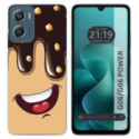 Funda Silicona para Motorola Moto G06 / G06 Power 4G diseño Helado Chocolate Dibujos