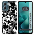 Funda Silicona para Motorola Moto G06 / G06 Power 4G diseño Snow Camuflaje Dibujos