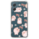 Funda Silicona Antigolpes para Motorola Moto G06 / G06 Power 4G diseño Cerdos Dibujos