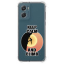 Funda Silicona Antigolpes para Motorola Moto G06 / G06 Power 4G diseño Hombre Escalada Dibujos