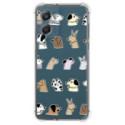 Funda Silicona Antigolpes para Motorola Moto G06 / G06 Power 4G diseño Perros Dibujos