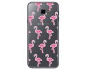 Funda Gel Transparente para Samsung Galaxy J4+ Plus Diseño Flamenco Dibujos