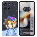 Funda Silicona Transparente para Motorola Moto G56 5G diseño Cabra Dibujos
