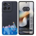 Funda Silicona Transparente para Motorola Moto G56 5G diseño Hipo Dibujos