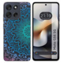 Funda Silicona Transparente para Motorola Moto G56 5G diseño Mandala Dibujos