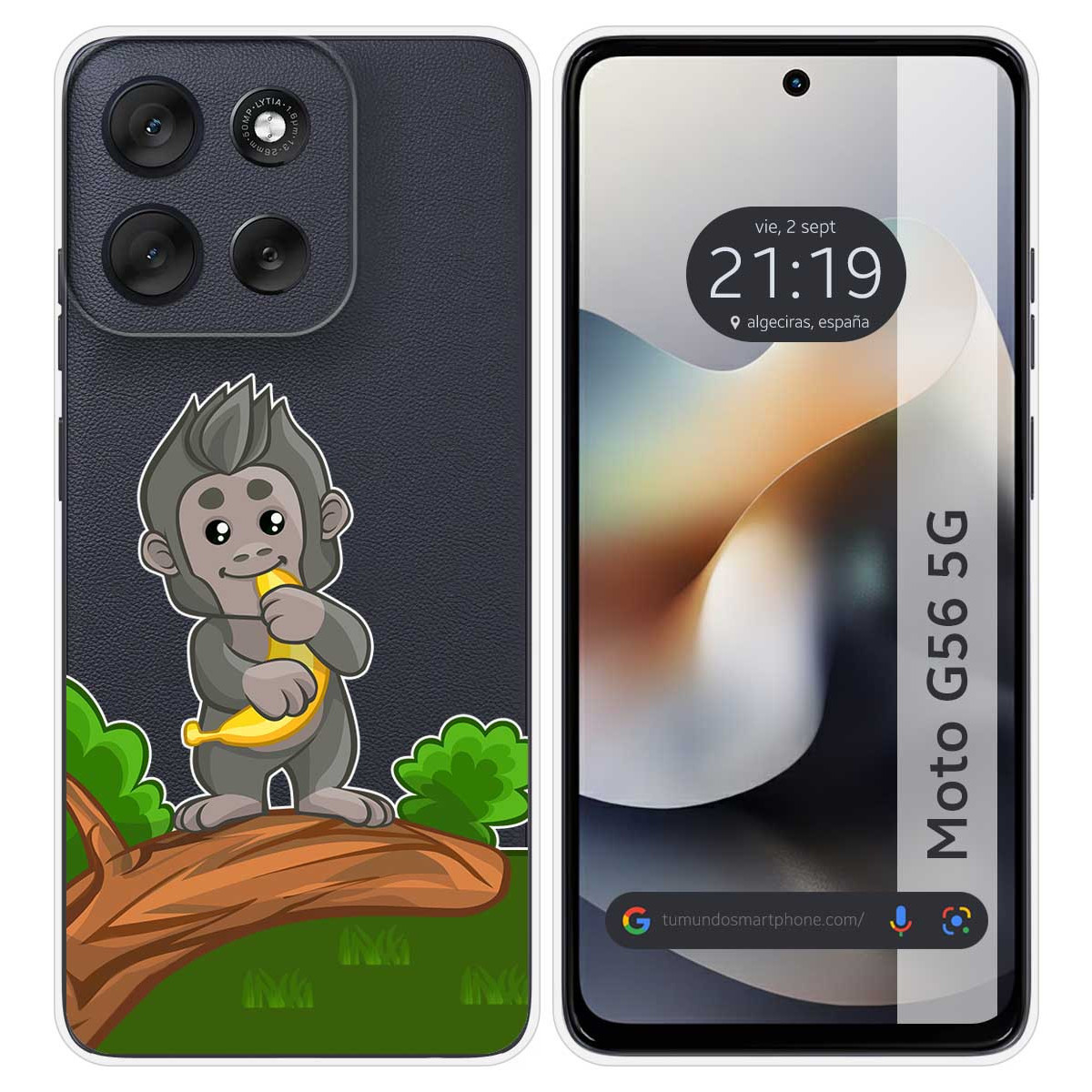 Funda Silicona Transparente para Motorola Moto...