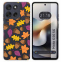 Funda Silicona Transparente para Motorola Moto G56 5G diseño Otoño Dibujos