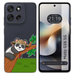 Funda Silicona Transparente para Motorola Moto G56 5G...