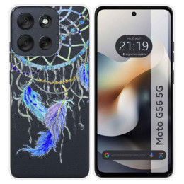 Funda Silicona Transparente para Motorola Moto G56 5G...
