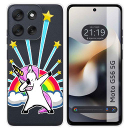 Funda Silicona Transparente para Motorola Moto G56 5G...