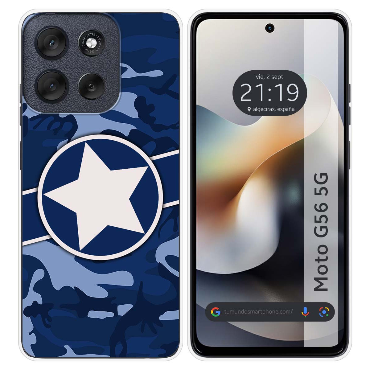 Funda Silicona para Motorola Moto G56 5G diseño...