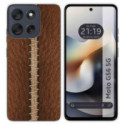 Funda Silicona para Motorola Moto G56 5G diseño Cuero 01 Dibujos