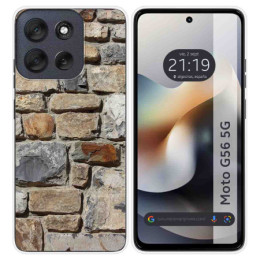 Funda Silicona para Motorola Moto G56 5G diseño Ladrillo...
