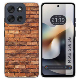 Funda Silicona para Motorola Moto G56 5G diseño Ladrillo...