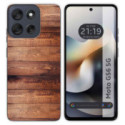 Funda Silicona para Motorola Moto G56 5G diseño Madera 02 Dibujos
