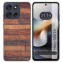 Funda Silicona para Motorola Moto G56 5G diseño Madera 03 Dibujos