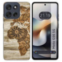Funda Silicona para Motorola Moto G56 5G diseño Madera 07 Dibujos